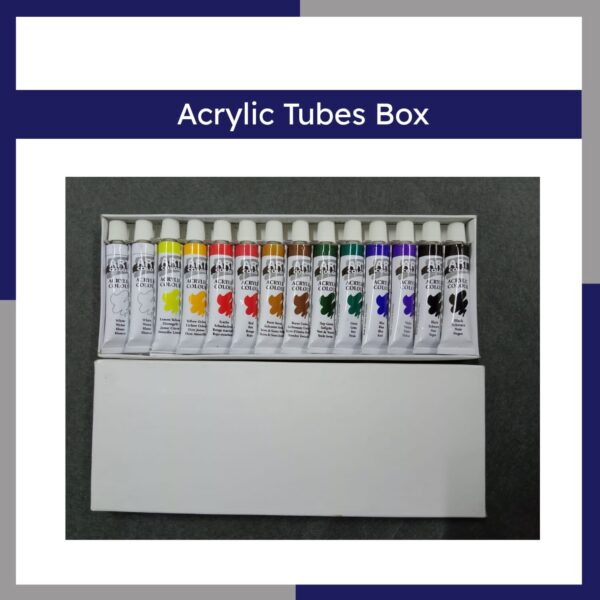 Acrylic Paint Set (14 tubes)