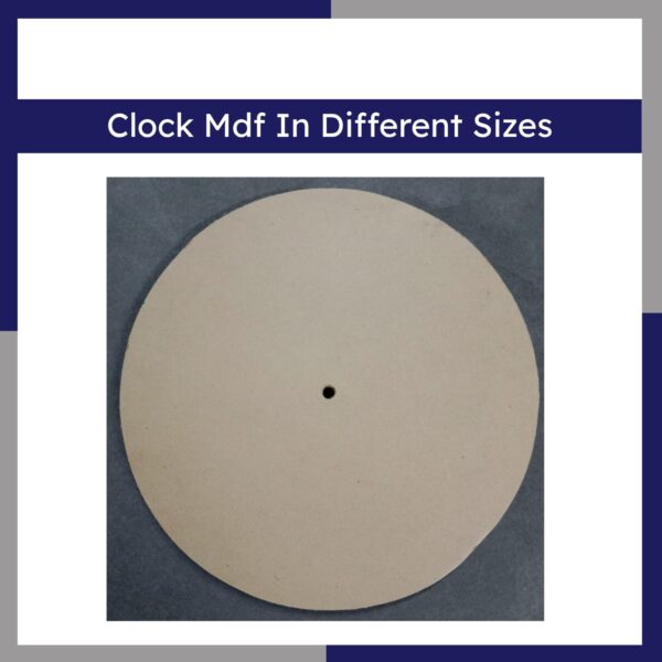Clock Mdf available in different sizes