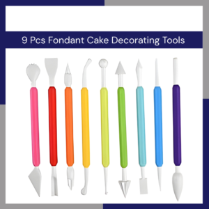 9 Pcs Fondant Cake Decorating Tools