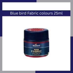 Solid shades blue bird Fabric paint