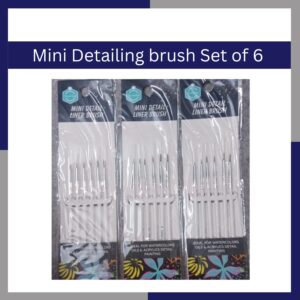 Mini Detailing Brush Set of 6