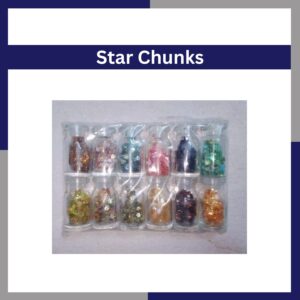 Set Of 12 Star Chunks