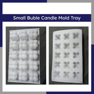 Small Bubble Candle Mold Tray (15 pieces)