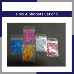 Holo Alphabets Set of 5