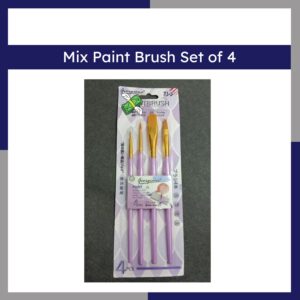 Mix Paint Brush Set Of 4
