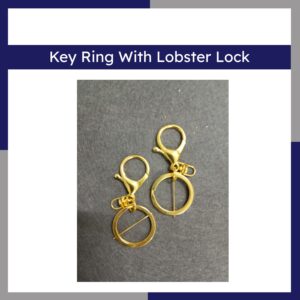 Key ring with lobster lock 2 peices