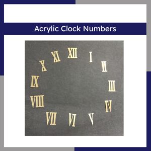 Acrylic Clock Numbers