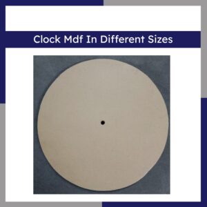 Clock Mdf available in different sizes