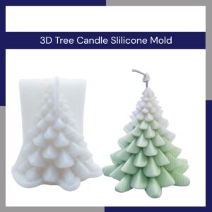 3D Tree Candle Sillicone Mold