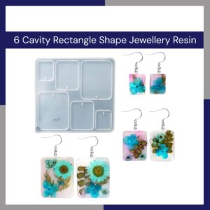 6 Cavity Ractangle Shape Jewellery Resin