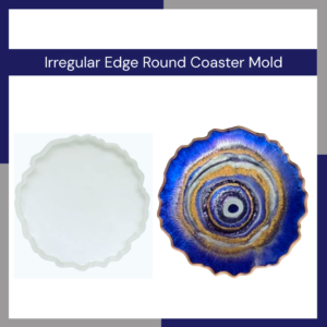 Irregular Edge Round Coaster Mold