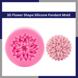 3D Flower Shape Silicone Fondant Mold