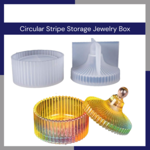 Circular Stripe Storage Jewelry Box