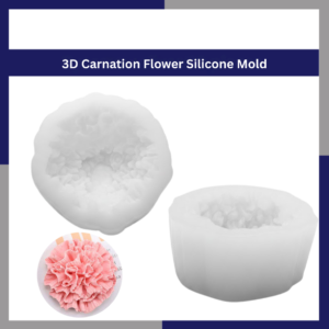 3D Carnation Flower Silicone Mold