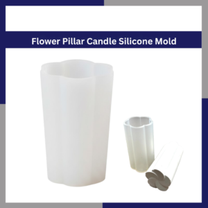 Flower Pillar Candle Silicone Mold