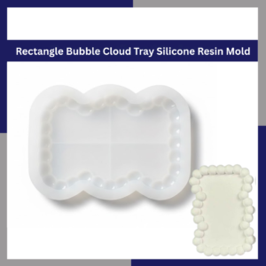 Rectangle Bubble Cloud Tray Silicone Resin Mold