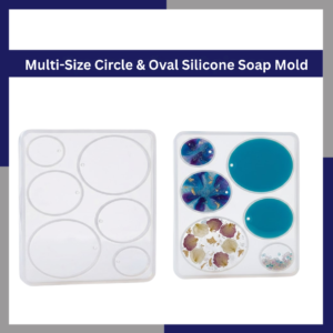 Multi-Size Circle & Oval Silicone Earing Mold